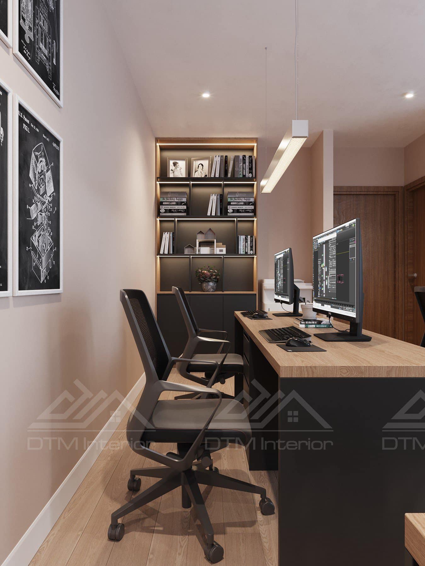 Thiết Kế Nội Thất Văn Phòng Công Ty DTM 20m2